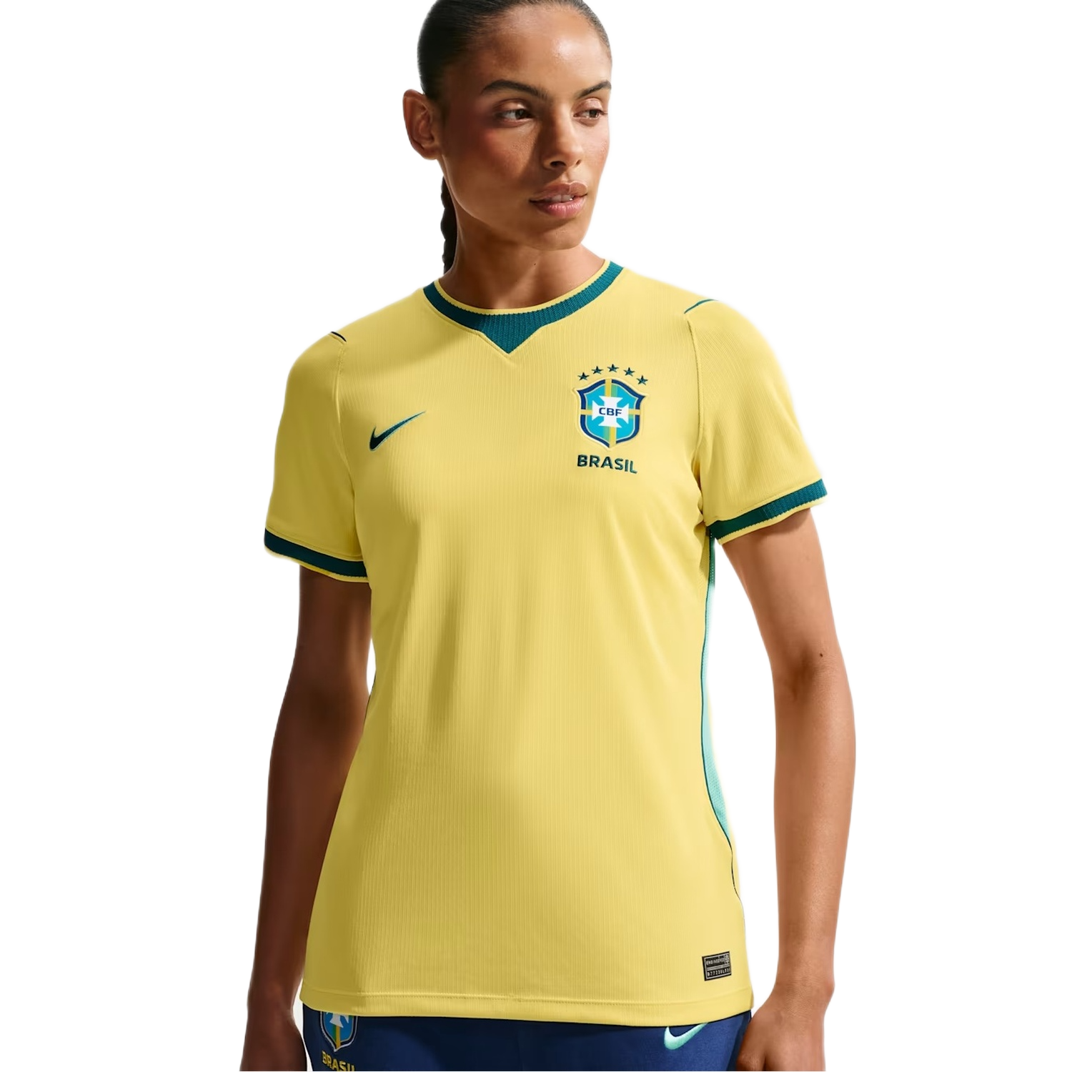 Camisa Brasil 2026 Mandante Estádio Feminina