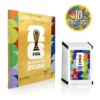 Kit 70 Figurinhas + Álbum Capa Dura Ouro Copa do Mundo 2026 Panini