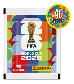 Kit 280 Figurinhas Álbum Copa do Mundo 2026 Panini - 40 Envelopes