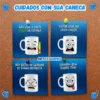 Caneca Seleção Brasileira Amarela Personalizada com Nome 325ml