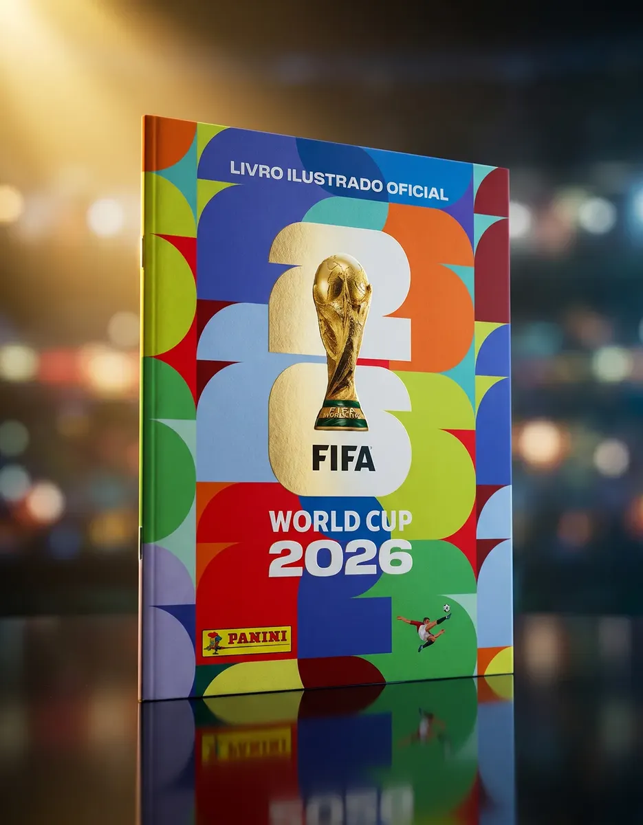 Kit Álbum Copa do Mundo 2026 Panini + Brinde Lata Pocket
