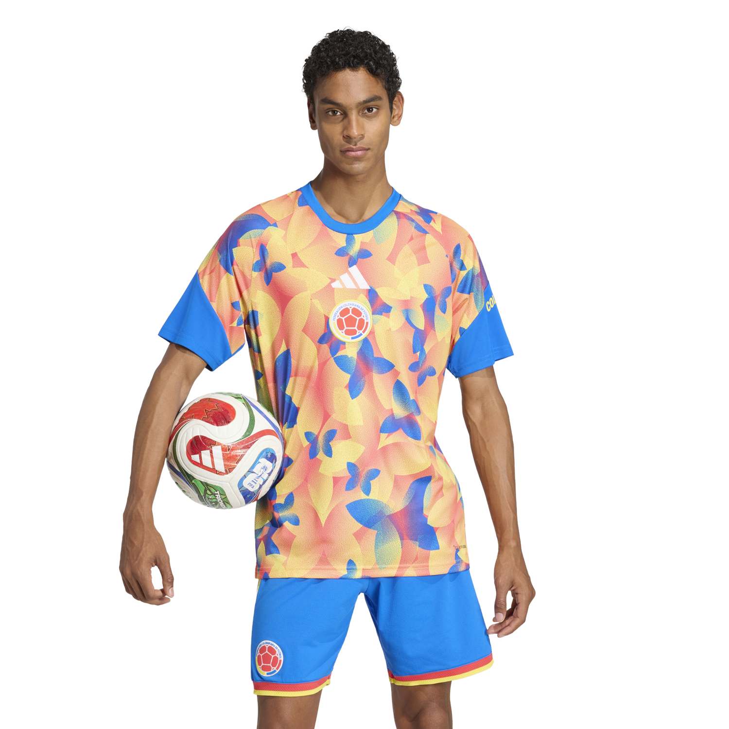Camisa Colômbia 2026 Mandante Aquecimento Masculina - Imagem 3