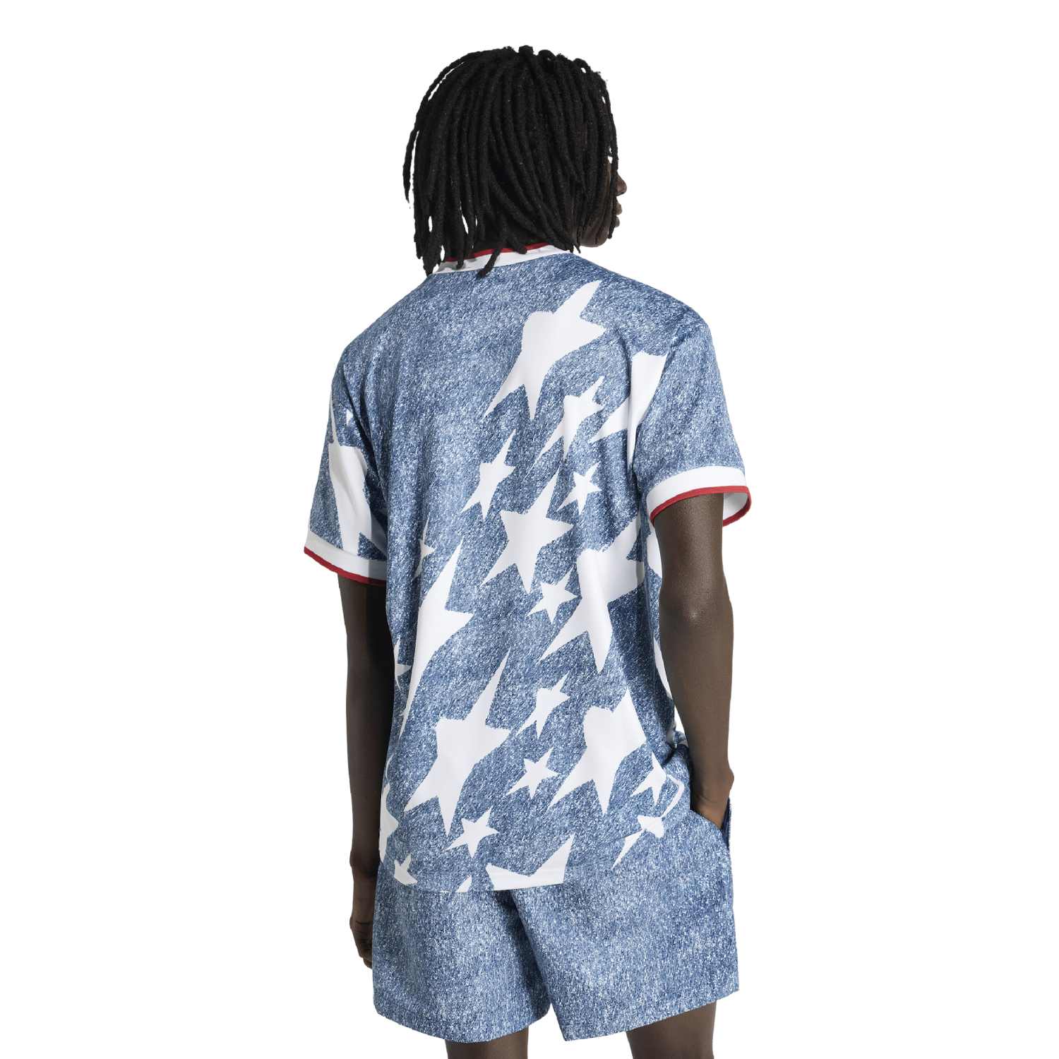 Camisa Estados Unidos 1994 Jeans Retrô Masculina - Imagem 6