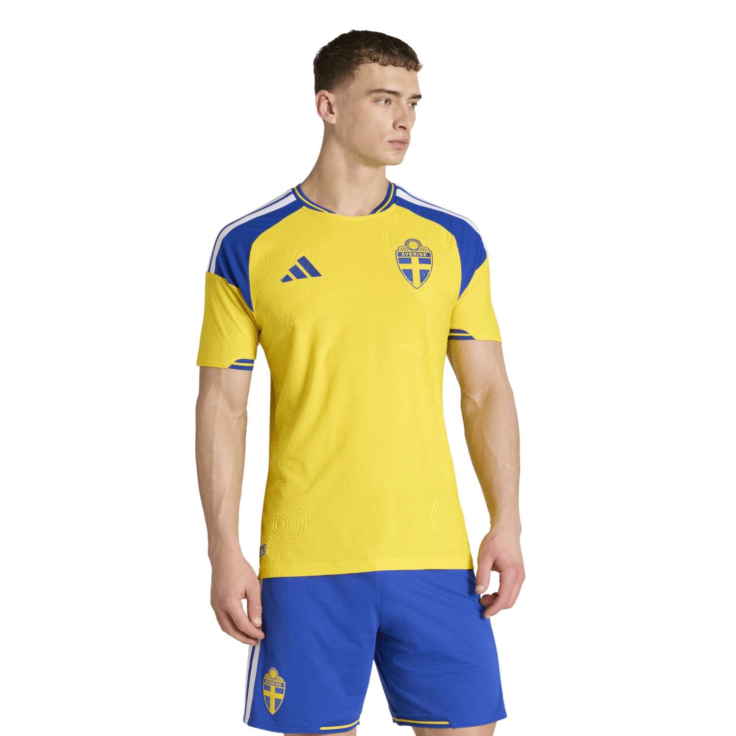 Camisa Suécia 2026 Mandante Autêntica Masculina - Imagem 3