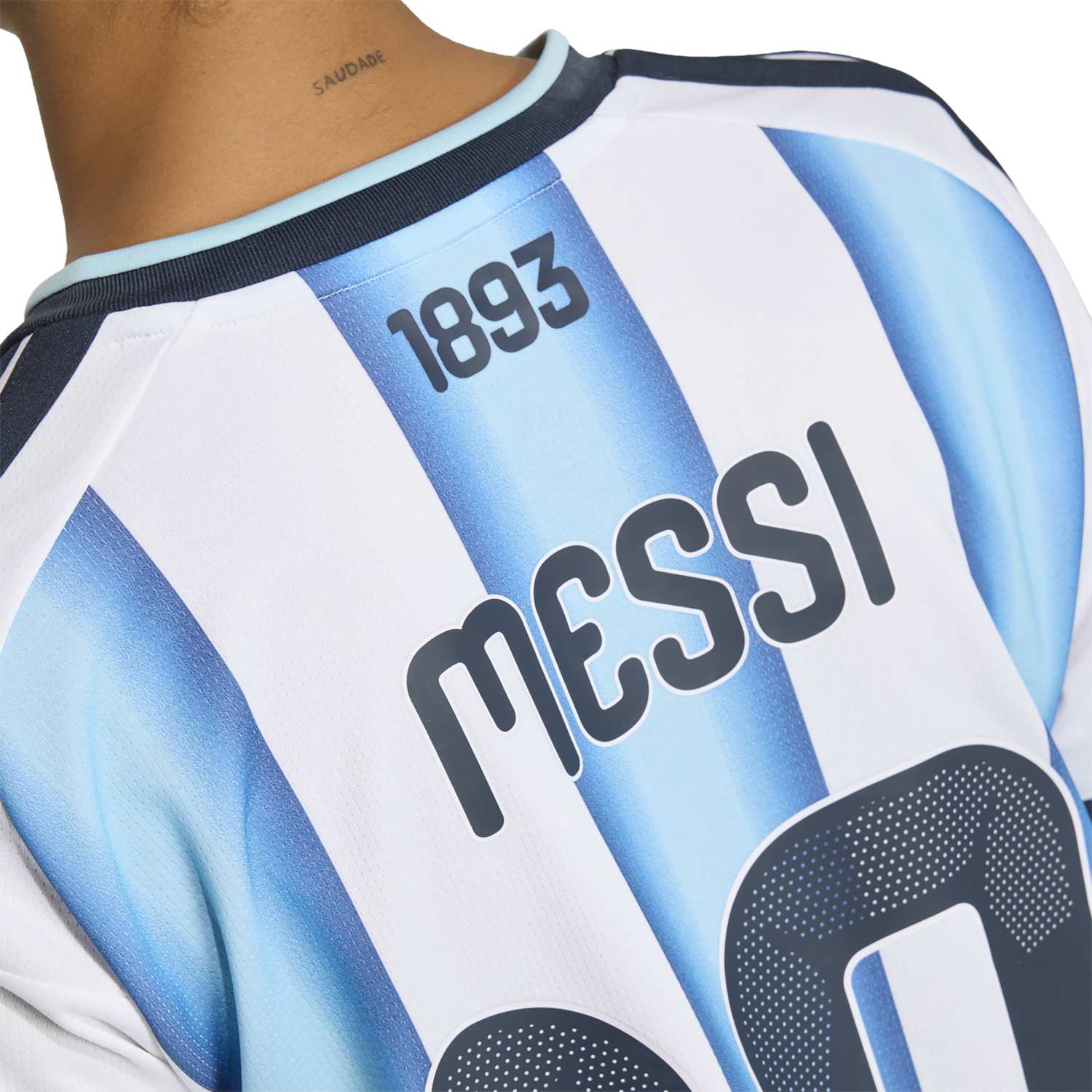 Camisa Argentina 2026 Mandante Messi 10 Feminina - Imagem 7
