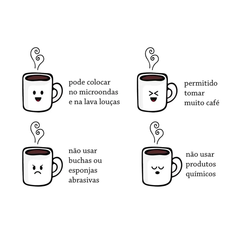 Caneca da Copa Personalizada com Foto em Estilo Cartoon 325ml