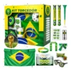 Kit Torcedor Brasil 12 Itens Copa 2026 Festa Futebol