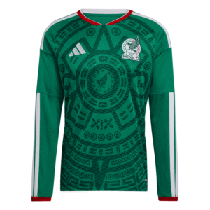 Camisa México 2026 Mandante Manga Longa Masculina