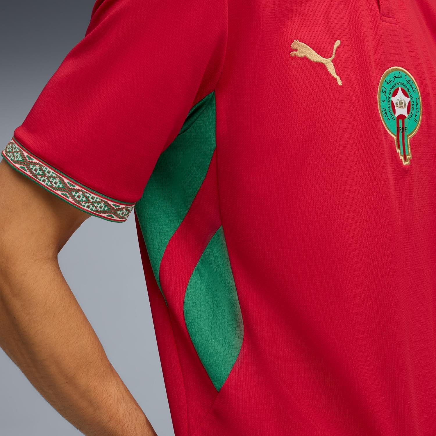 Camisa Marrocos 2026 Mandante Réplica Masculina - Imagem 6