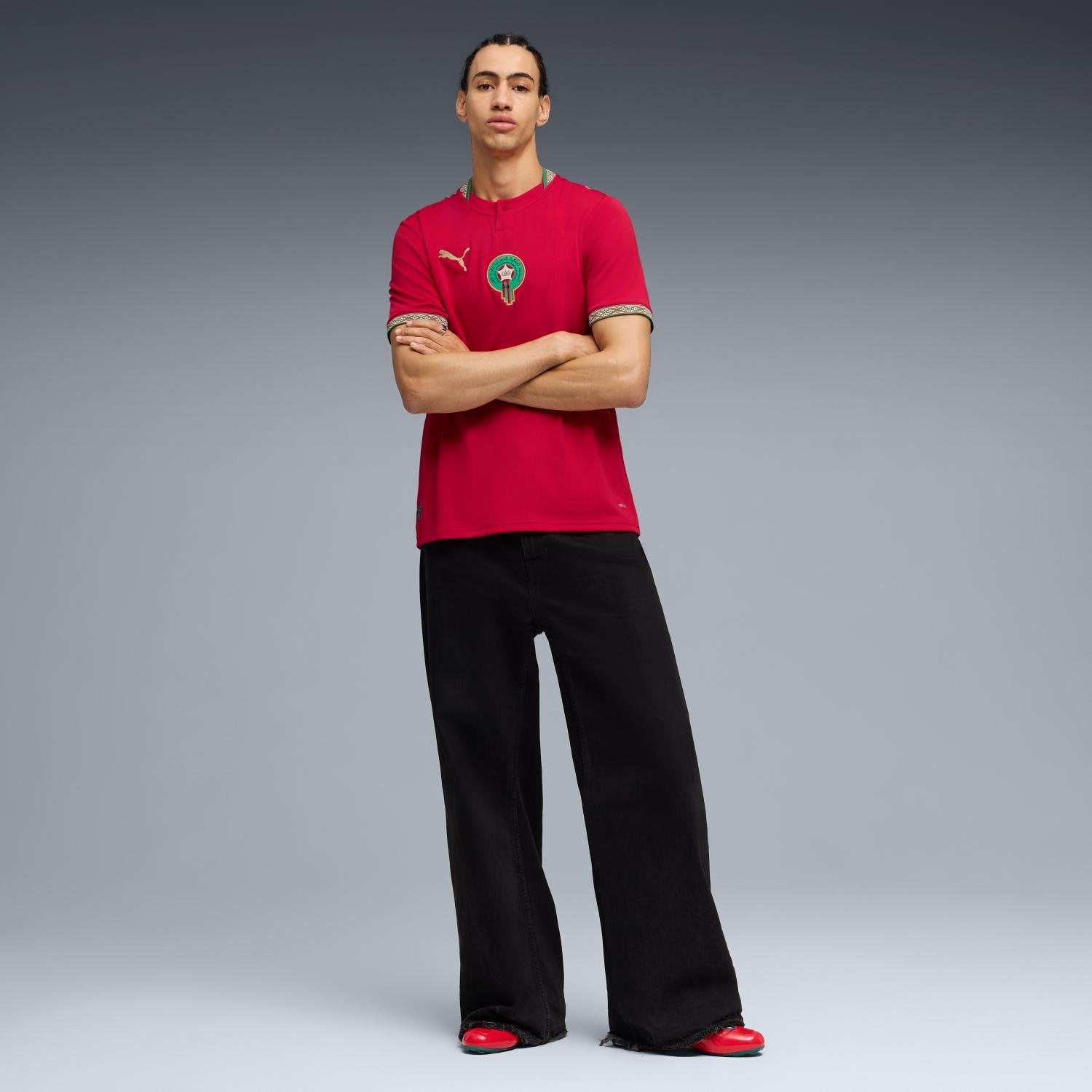 Camisa Marrocos 2026 Mandante Réplica Masculina - Imagem 5
